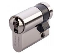 Demi-cylindre varié en laiton nickelé type HDI+ - 5 goupilles - 3 clés - 40X10mm VACHETTE