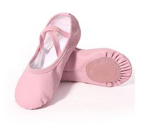 Demi Danse Chaussures 2 Paires De Chaussures Points Girls La Danseuse pour Ballet Enfants Danse Pantoufles Professionnelles Latines Yoga Filles(Pink,29)