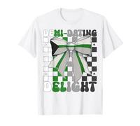 Demi-Dating Delight Funny Demiromantic Pride Flag pour Fille LGBTQ T-Shirt