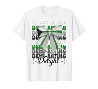 Demi-Dating Delight Funny Demiromantic Pride Flag pour Fille LGBTQ T-Shirt