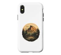 Demi-dôme Vintage Yosemite Coque pour iPhone X/XS