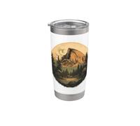 Demi-dôme vintage Yosemite Gobelet isotherme en acier inoxydable double paroi