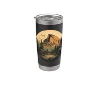 Demi-dôme vintage Yosemite Gobelet isotherme en acier inoxydable double paroi