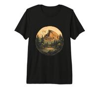 Demi-dôme Vintage Yosemite T-Shirt Haut de Gamme