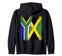 Demi Drapeau Afrique du Sud Jamaïque Sweat à Capuche
