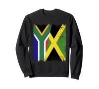 Demi Drapeau Afrique du Sud Jamaïque Sweatshirt