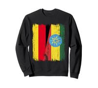 Demi-drapeau allemand Ethiopie Racines éthiopiennes allemandes Sweatshirt