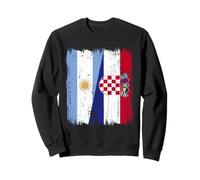 Demi-drapeau Argentine Croatie Fières racines croates argentines Sweatshirt