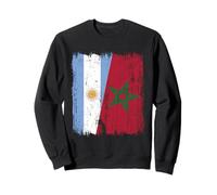 Demi-Drapeau Argentine Maroc Patrimoine marocain Argentin Sweatshirt