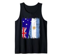 Demi-drapeau Australie Argentine Racines argentines australiennes Débardeur