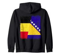 Demi Drapeau Belge Bosnie-Herzégovine Sweat à Capuche