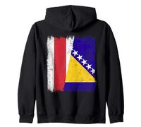 Demi-Drapeau Biélorussie Bosnie-Herzégovine Sweat à Capuche