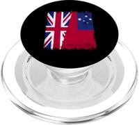 Demi-Drapeau Britannique Samoa Heritage British Samoan PopSockets PopGrip pour MagSafe