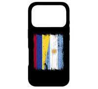 Demi-Drapeau Colombie Argentine Racines argentines colombiennes Coque pour iPhone 17 Pro