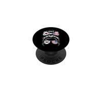 Demi Drapeau coréen américain moitié coréen Fille coréenne US Corée du Sud PopSockets PopGrip Adhésif