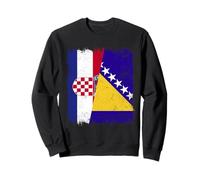 Demi Drapeau Croatie Bosnie-Herzégovine Sweatshirt