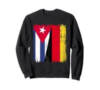 Demi Drapeau cubain Allemand Sweatshirt