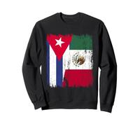 Demi Drapeau cubain Mexicain Sweatshirt