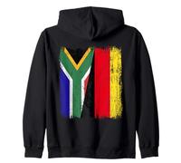 Demi Drapeau d'Afrique du Sud - Allemagne - Patrimoine Allemand Sweat à Capuche