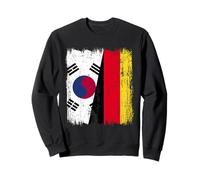 Demi-Drapeau de la Corée du Sud Allemagne Sweatshirt
