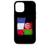 Demi-Drapeau de la France Afghanistan Patrimoine Afghan français Coque pour iPhone 12/12 Pro