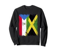 Demi Drapeau de la Guinée équatoriale Jamaïque Sweatshirt