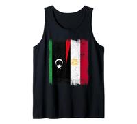 Demi-Drapeau de la Libye, Égypte, Patrimoine égyptien libyen Débardeur