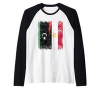Demi-Drapeau de la Libye, Égypte, Patrimoine égyptien libyen Manche Raglan