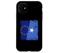 Demi-Drapeau de la Somalie Union européenne Fierté somalienne Coque pour iPhone 11