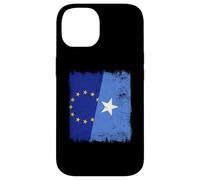 Demi-Drapeau de la Somalie Union européenne Fierté somalienne Coque pour iPhone 14