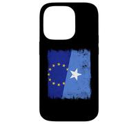 Demi-Drapeau de la Somalie Union européenne Fierté somalienne Coque pour iPhone 14 Pro