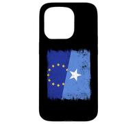 Demi-Drapeau de la Somalie Union européenne Fierté somalienne Coque pour iPhone 15 Pro
