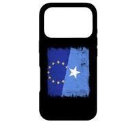 Demi-Drapeau de la Somalie Union européenne Fierté somalienne Coque pour iPhone 17 Pro