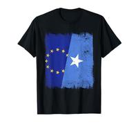 Demi-Drapeau de la Somalie Union européenne Fierté somalienne T-Shirt