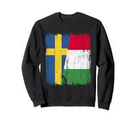 Demi-drapeau de la Suède et de l'Italie Fierté suédoise italienne Sweatshirt