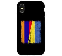 Demi Drapeau de l'Arménie Ukraine Arménien Ukrainien Coque pour iPhone X/XS