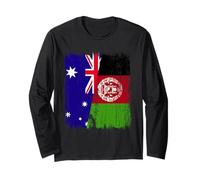 Demi-Drapeau de l'Australie Afghanistan Patrimoine Afghan Australien Manche Longue
