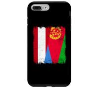 Demi-Drapeau de l'Autriche Érythrée Patrimoine érythréen Coque pour iPhone 7 Plus/8 Plus