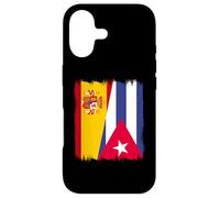 Demi-Drapeau de l'Espagne Cuba Fierté cubaine Espagnol Patrimoine CU Coque pour iPhone 17