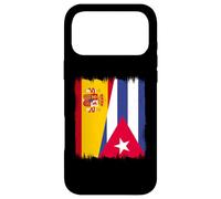 Demi-Drapeau de l'Espagne Cuba Fierté cubaine Espagnol Patrimoine CU Coque pour iPhone 17 Pro Max