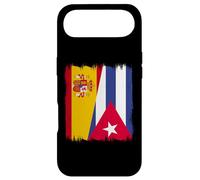 Demi-Drapeau de l'Espagne Cuba Fierté cubaine Espagnol Patrimoine CU Coque pour iPhone Air