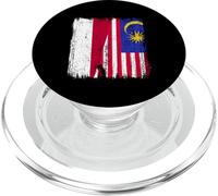 Demi-Drapeau de l'Indonésie et de la Malaisie PopSockets PopGrip pour MagSafe