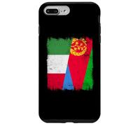 Demi-Drapeau de l'Italie Érythrée Patrimoine érythréen Italien Coque pour iPhone 7 Plus/8 Plus