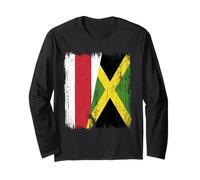 Demi Drapeau de l'opposition de la Jamaïque biélorusse Manche Longue