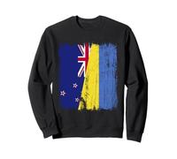 Demi-Drapeau de Nouvelle-Zélande Ukraine Patrimoine ukrainien de Nouvelle-Zélande Sweatshirt