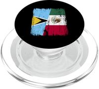 Demi-Drapeau de Sainte-Lucie Mexique Patrimoine Mexicain PopSockets PopGrip pour MagSafe