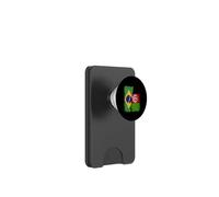 Demi-Drapeau du Brésil Afghanistan Patrimoine Afghan brésilien PopSockets PopWallet pour MagSafe
