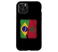 Demi Drapeau du Brésil Maroc Patrimoine marocain Coque pour iPhone 11 Pro