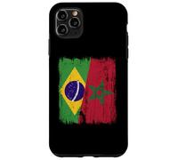 Demi Drapeau du Brésil Maroc Patrimoine marocain Coque pour iPhone 11 Pro Max