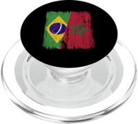Demi Drapeau du Brésil Maroc Patrimoine marocain PopSockets PopGrip pour MagSafe